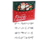 3D Metal Puzzle Advent Calendar 2025, Christmas Countdown with 24 Brain Teaser Puzzles Toys for Xmas for Kids and Adults in Gift Box