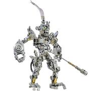 3D Metal Puzzle Animal Model Kit, 942PCS DIY Assemble Steampunk Mechanical Monkey King with Posable Joints, Creative Desk Decorations for Office & Home