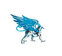 3D Metal Puzzle Beasts Model Kit, 45PCS 3D Assembly Mechanical New Griffons Building Kit, Unique Desk Creative Art Decorations Gift for Adults