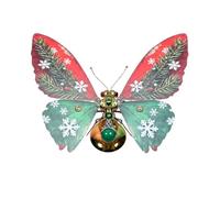 3D Metal Puzzle Butterfly Model Kit, 200PCS Metal DIY Assembly Steampunk Mechanical Christmas Pine Butterfly with Gear Display Stand, Creative Desk Decorations for Office & Home