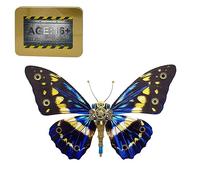 3D Metal Puzzle Butterfly Model Kits, 150PCS+ Retro Steampunk 3D Metal DIY Assembly Mechanical Model Home Decor Craft Gifts for Teens & Adults Collectors
