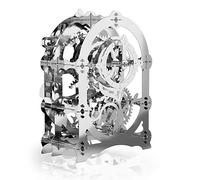 3D metal puzzle clock countdown Model Kits, DIY Assembly Timer Toy model,for Adults Clock Model Kits,Make Your Own Home Décor Puzzle 62 pieces.