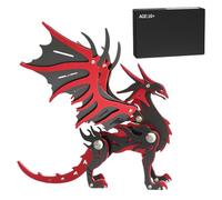 3D Metal Puzzle for Adults, 100Pcs 3D DIY Mechanical Punk Mythical Creature Magical Pterosaur Model Kit, Creative Art Ornament for Home & Office