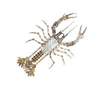 3D Metal Puzzle for Adults, 830PCS DIY 3D Steampunk Metal Assemble Lobster Model Kit, Mechanical Animal Building Set, Creative Decorations for Home or Office