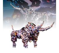 3D Metal Puzzle For Adults,Mechanical Mecha Monster Metal Model, DIY Assembly Kits Desk Ornament, For Adults To Build Assembly 1087 Pcs.