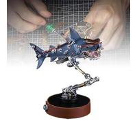 3D Metal Puzzle for Adults to Build, Metal Mecha Monster Model Kit,DIY Assembly Creative Ornaments Kit, Ideal as Gifts, Home Decoration.(217PCS)