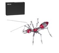 3D Metal Puzzle Insect Model Kit, 100PCS DIY Assembly Mechanical Ant Army Model with Movable Joints, Desk Creative Decorations Gift for Adults