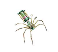 3D Metal Puzzle Insect Model Kit, 117PCS 3D Cyberpunk DIY Mechanical Zero-Day Venom Spider Building Kit, Unique Desk Creative Art Decorations Gift for Adults