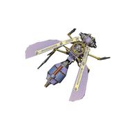 3D Metal Puzzle Insect Model Kit, 122PCS 3D Cyberpunk DIY Mechanical Windrider Patrol Building Kit, Unique Desk Creative Art Decorations Gift for Adults