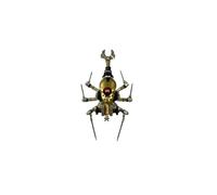 3D Metal Puzzle Insect Model Kit, 130PCS DIY Steampunk Mechanical Beetle Model Kit with Movable Joints, Creative Desk Art Decorations for Office & Home