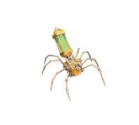 3D Metal Puzzle Insect Model Kit, 139PCS DIY Steampunk Mechanical Cyber Weaver Spider Model Kit, Creative Desk Art Decorations for Office & Home