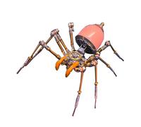3D Metal Puzzle Insect Model Kit, 173PCS 3D Cyberpunk DIY Mechanical Dormant Venom Tooth Spider Building Kit, Unique Desk Creative Art Decorations Gift for Adults