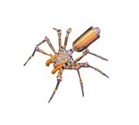 3D Metal Puzzle Insect Model Kit, 173PCS 3D Cyberpunk DIY Mechanical Dormant Venom Tooth Spider Building Kit, Unique Desk Creative Art Decorations Gift for Adults