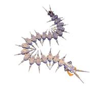 3D Metal Puzzle Insect Model Kit, 546PCS 3D Cyberpunk DIY Mechanical Iron Jaw Crawler Building Kit, Unique Desk Creative Art Decorations Gift for Adults