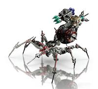 3D Metal Puzzle Insects, 771 Pieces Steampunk Mechanical Bionic War Spider Model Kit, DIY Assembly Spiders Puzzle Gift Desk Decoration (with Weapons)