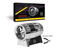3D Metal Puzzle Jet Turbine Model Kit, AIR Force Aircraft Engine Working Model with Rotating Blades, 3D Mechanical Assembly Kit, Desk Display for Adults Aviation Enthusiasts
