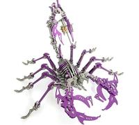 3D Metal Puzzle Mechanical Scorpion Model Kit,Assembly Craft, DIY Creative Ornament,for Adults Birthday Gift 430 Pcs