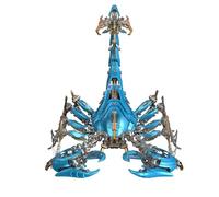 3D Metal Puzzle, Metal Scorpion, 3D Model for Mechanical Insect Made of Metal, Steampunk Construction Kit for DIY, Trendy Decorative Piece for the Desk & Gift (1073 Pieces)