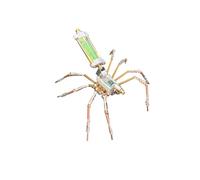 3D Metal Puzzle Model Kit, 100Pcs 3D Cyberpunk DIY Cyber Rebel Futuristic Spider Building Kit, Unique Desk Creative Art Decorations Gift for Adults