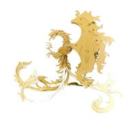 3D Metal Puzzle Mythical Suzaku Model Kit, 28PCS 3D Assembly Mechanical Phoenix Building Kit, Unique Desk Creative Art Decorations Gift for Adults