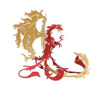 3D Metal Puzzle Mythical Suzaku Model Kit, 28PCS 3D Assembly Mechanical Phoenix Building Kit, Unique Desk Creative Art Decorations Gift for Adults
