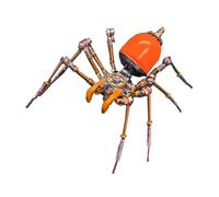 3D Metal Puzzle Spider Model Kit, 173PCS Hibernating Venomous Fang Spider Metal Steampunk Insect DIY Assembly Model Gift Brithday Christmas