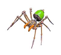 3D Metal Puzzle Spider Model Kit, 173PCS Hibernating Venomous Fang Spider Metal Steampunk Insect DIY Assembly Model Gift Brithday Christmas