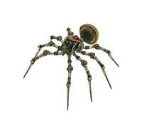 3D Metal Puzzle Steampunk Spider Model Kit, Brass Mechanical Insect DIY Metal Puzzles for Adults Collectible Home Decor (80PCS)