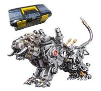 3D Metal Puzzle, Tiger Steampunk Assembly Metal Model kit Artistic Collectible & Gift for Men & Women, DIY Mechanical Home Desktop Decor - Bengal Tiger No Wing