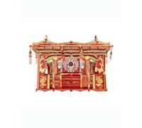 3D Metal Puzzles 3D Metal DIY Model Kit, Traditional Chinese Wedding Collection Chinese Style(Wedding Bed)