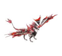3D Metal Puzzles Dragon Model kit, 200PCS DIY Assemble Steampunk Mechanical Fire-Breathing Dragon Model Kit, Creative Desk Decorations for Office & Home