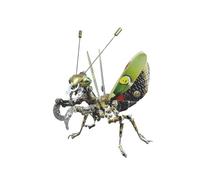 3D Metal Puzzles for Adults, 300PCS Mechanical Mantis Steampunk Insect Model Kit, DIY Metal Assembly Creative Display Piece Unique Birthday Gift for Hobby Collectors