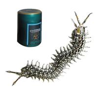 3D Metal Puzzles for Adults, Skeleton, Centipede Metal Model Kits, Steampunk DIY Ornament Skull, Mechanical DIY Assembly Building Block Jigsaw Puzzle Model Kits for Adults to Build (Centipede)
