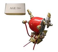 3D Metal Puzzles Insect Model Kit, 100PCS DIY Assembly Steampunk Metal Mechanical Colorful Snail Model Kit, Creative Desk Decorations for Office & Home