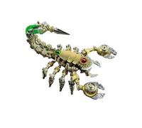 3D Metal Puzzles Insect Model kit, 450PCS DIY Assemble Steampunk Mechanical War Scorpion Building Set, Desk Creative Decorations Gift for Adults
