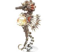 3D Metal Puzzles Kit For Adults,Mechanical Model Buildings With LED,DIY Assembly Animal Puzzles Models,for Men Women Birthday Gifts 2100pcs.