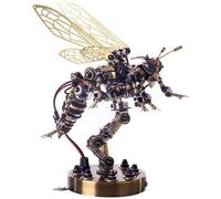 3D Metal Puzzles Kits,Mechanical Wasp Assembly Model Kits,Metal Puzzle Model Kit DIY Brain Teaser Puzzle,for Adults,Teens Christmas Great Gift.