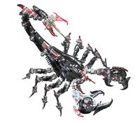 3D Metal Puzzles Scorpion Model kit, 1073PCS DIY Assemble Steampunk Mechanical War Scorpion Building Set with Articulated Joints, Creative Desk Decorations for Office & Home