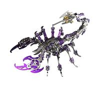 3D Metal Scorpion King Puzzle Kits, DIY Assembly SteamPunk Insect Model Kit, Ideal For Teens, Adults (200PCS+/Purple)