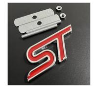 3D Metal ST Line Front Grille Badge Car Trunk Badge(Grille ST a)