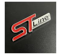 3D Metal ST Line Front Grille Badge Car Trunk Badge(Rear stline a)