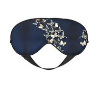 3D Metalic Butterfly Eye Mask Sleep Mask for Men & Women Mask for Sleep with Easy Adjustable Strap Night Eye Cover for Travel