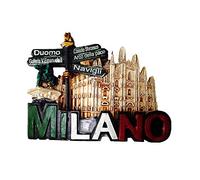 3D Milan Italy Fridge Magnet Travel Souvenir Gift Home Kitchen Decoration Magnetic Sticker Collection