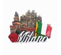 3D Milan Italy Fridge Magnet Travel Souvenir Gift Home Kitchen Refrigerator Decoration Magnetic Sticker Craft Collection