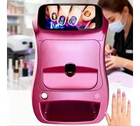 3D Mobile Nail Printing Machine,5 in Touch Screen Automatic Smart Art Nail Printer,1200 dpi Multifunction Nail Painting Machine Support WiFi/DIY/USB
