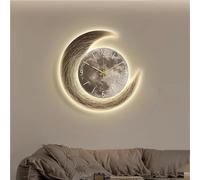 3D Modern Luxury Wall Clock for Living Room - Elegant Decorative Timepiece Suitable for Bedroom and Entrance