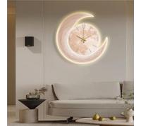 3D Modern Luxury Wall Clock for Living Room - Elegant Decorative Timepiece Suitable for Bedroom and Entrance