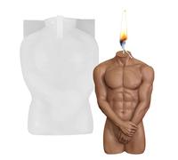 3D Mold Body Candle - Body Candle with 3D Mould, Silicone Male Body Candle Mould | DIY Resin Artistic Mould Handmade Soap Mold, Mould