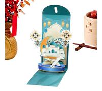 3D Money Envelopes, Red Cash Packets, 3.74x7.09 Inches Greeting Card with Spring Festival Design, Gift Envelope, Pop-Up Card with Decorative Style, Envelope for Wedding and Birthday