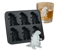 3D Monster Movies Ice Mold,Silicone Ice Mold Tray,Silicone Fun Shapes for Cocktails,S-ilicone I-ce Ball Maker I-ce,Trays Ice Molds Perfect for Whiskey,Cocktail and Any Drink,Cute Ic-e Tray (Black)